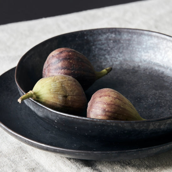 Schüssel, Pion, Schwarz/Braun