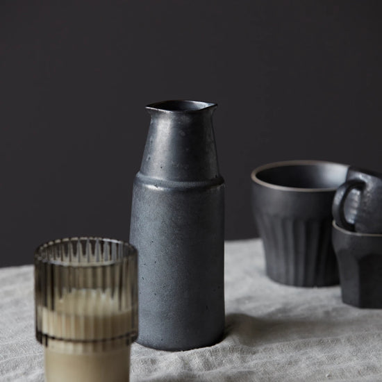 Flasche, Pion, Schwarz/Braun