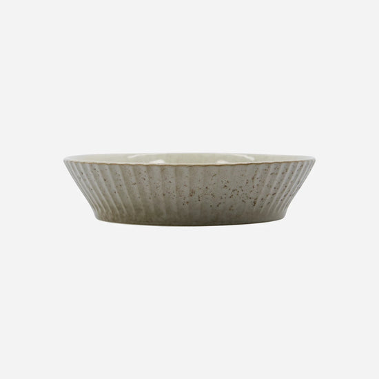 Bowl, HDPleat, Grey;Brown