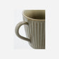 Tasse, HDPleat, Grau/braun