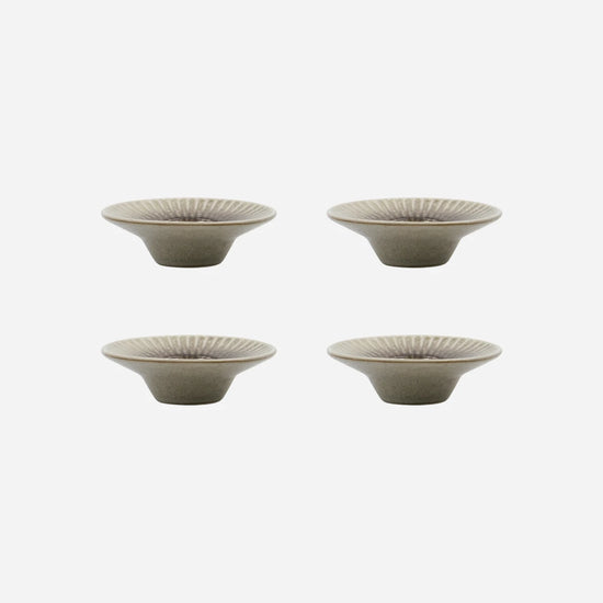Egg cup, HDPleat, Grey;Brown