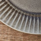 Lunch plate, HDPleat, Grey;Brown
