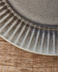 Teller, HDPleat, Grau/braun