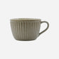 Tasse, HDPleat, Grau/braun