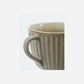 Tasse, HDPleat, Grau/braun