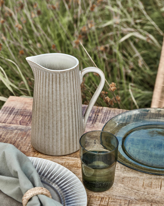 Jug, HDPleat, Grey, Brown