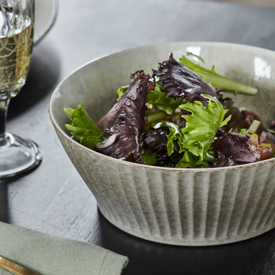 Bowl, HDPleat, Grey;Brown