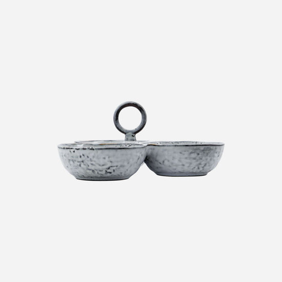 Serving bowls, HDRustic, Grau/Blau