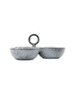Serving bowls, HDRustic, Grau/Blau