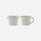 Milk and sugar set, HDPion, Grey;White