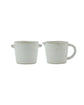 Milk jar & sugar bowl, HDPion, Grey, White