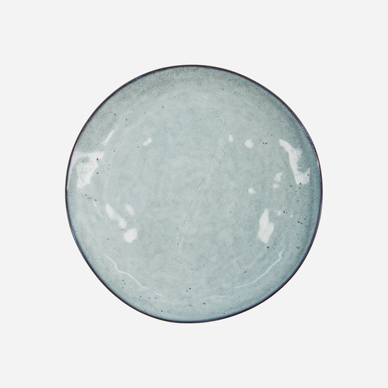 Teller, Rustic, Grau/Blau