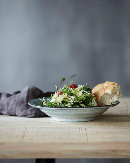 Soup Bowl, HDRustic, Grey, Blue
