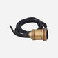 E27 Socket, HDFly, Brass