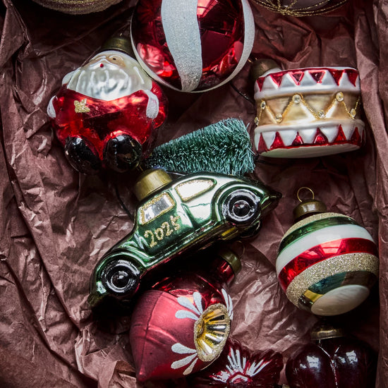 Weihnachtsschmuck, HDCar, Grün;Gold