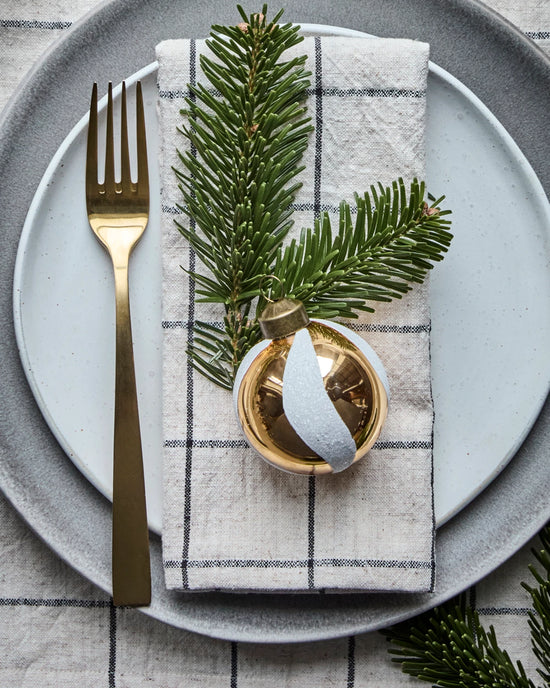 Christmas ornament, HDTwister, White, Gold