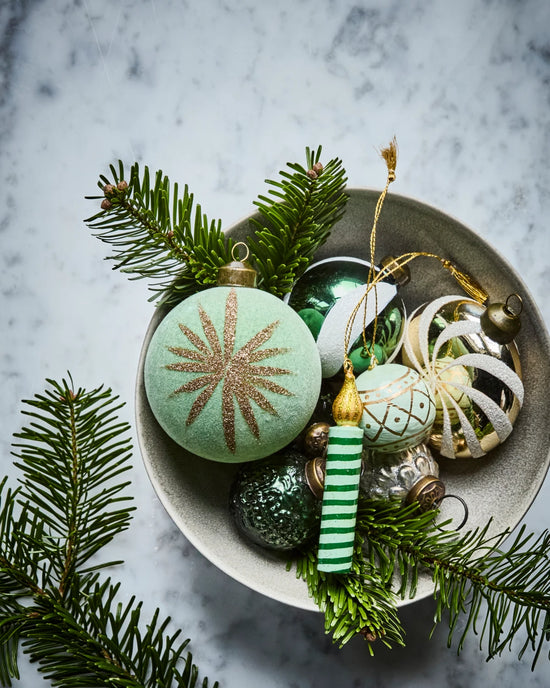 Christmas ornament, HDFlos, Mint green