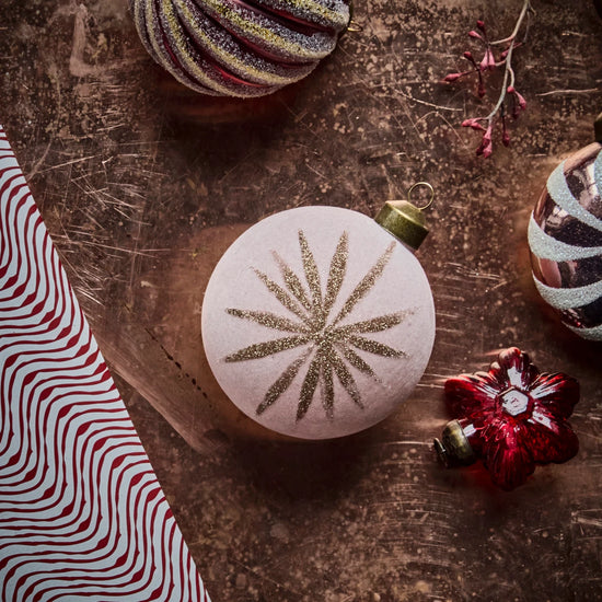 Weihnachtsschmuck, HDFlos, Rose