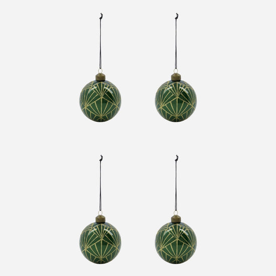 Ornaments, HDBely, Green/Gold