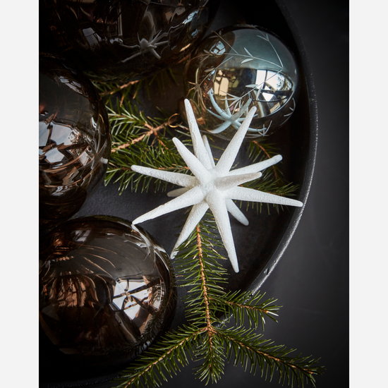 Ornamente, HDSpike, Weiß mit funkeln