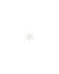 Christmas ornament, HDSpike, White w. glitter
