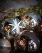 Christmas ornament, HDSpike, White w. glitter