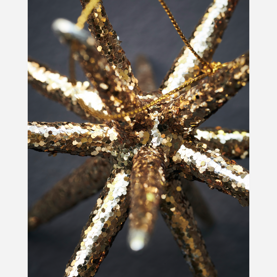 Ornamente, HDSpike, Braun mit Glitzer
