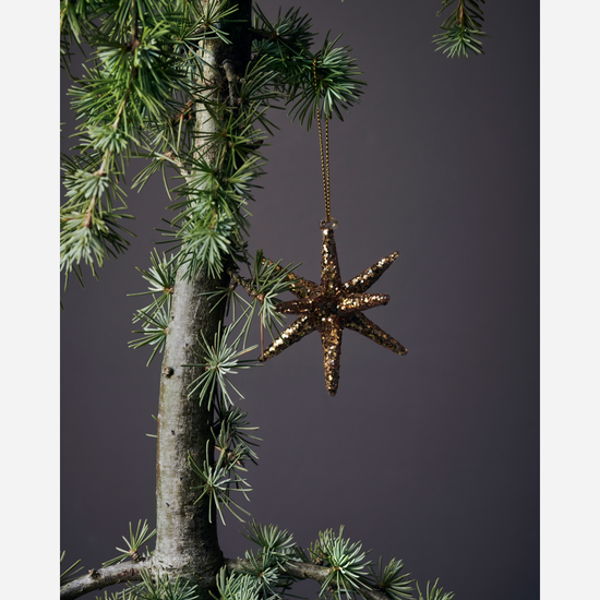 Ornamente, HDSpike, Braun mit Glitzer