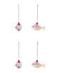 Christmas ornament, HDPez, Golden, Pink