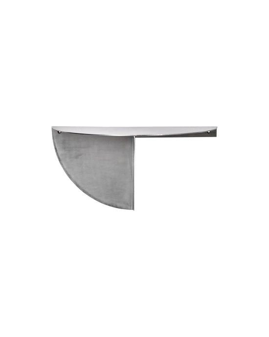 Shelf, HDMega, Brushed silver finish