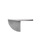 Shelf, HDMega, Brushed silver finish