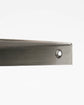 Beistelltisch, HDMega, Gebürstetes Silber-Finish