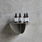 Side table, HDMega, Brushed silver finish