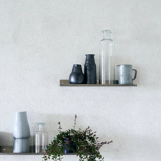 Regal, HDLedge, gebürstetes Silber