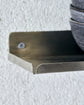 Regal, HDLedge, gebürstetes Silber