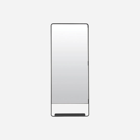 Mirror w. shelf, HDChic, Black