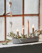Kerzenhalter, Marmor, Grau