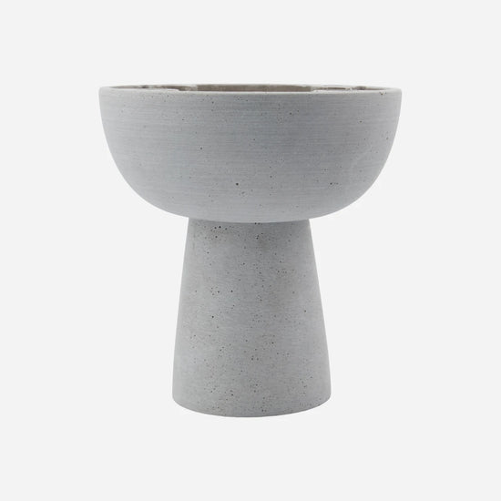 Kerzenhalter, Marmor, Grau