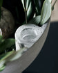 Kerzenhalter, Marmor, Grau