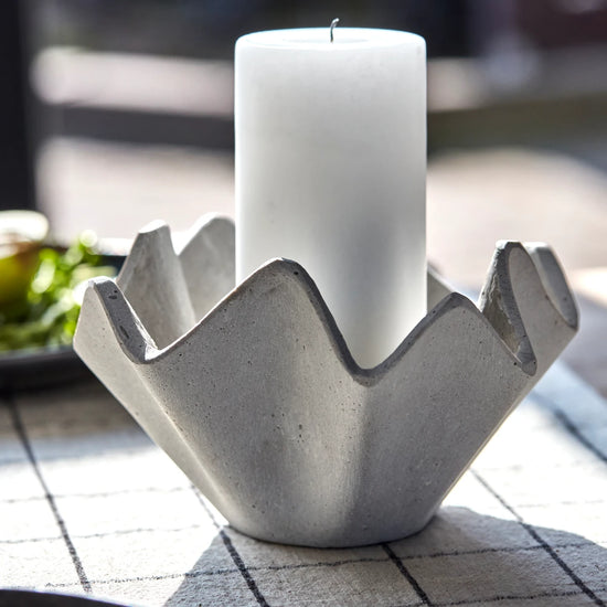 Tealight holder, HDVaso, Grey