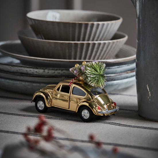 Decoration, HDXmas car, Golden