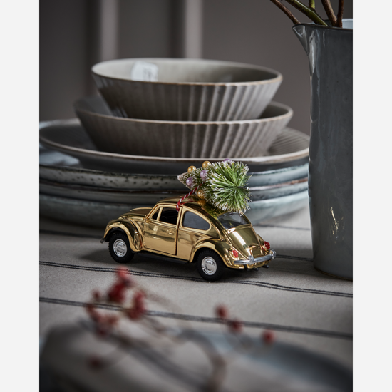 Dekoration, HDXmas car, Gold