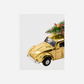 Dekoration, HDMini Xmas car, Gold