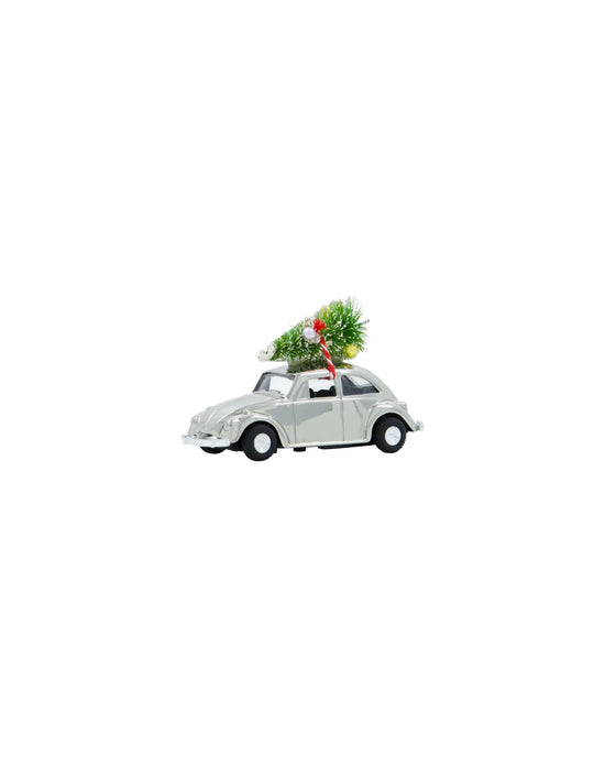 Decoration, HDMini Xmas car, Silver