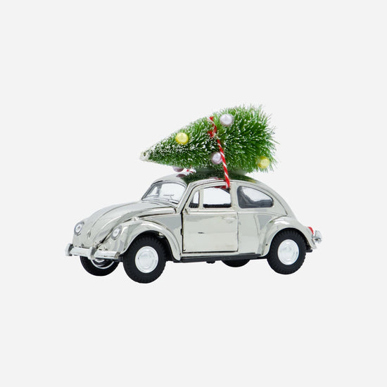 Decoration, HDXmas car, Silver