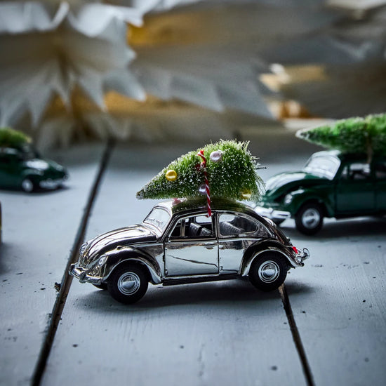 Dekoration, HDXmas car, Silber