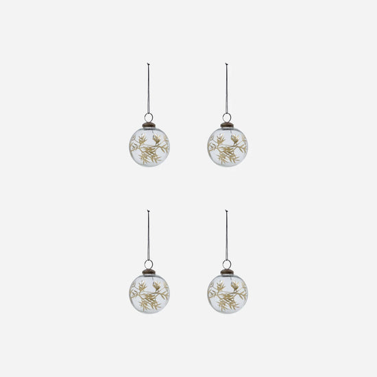 Weihnachtsschmuck, HDLeaf, Klar;Gold