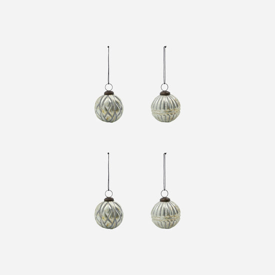 Weihnachtsschmuck, HDRhomb, Antik-Silber