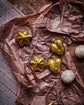 Christmas ornament, HDHeart and Star, Golden
