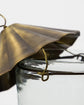 Tealight holder, HDHang, Clear, Brass